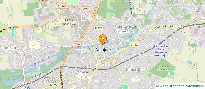 localisation de l'entreprise SAS P.V.E.H à ARPAJON