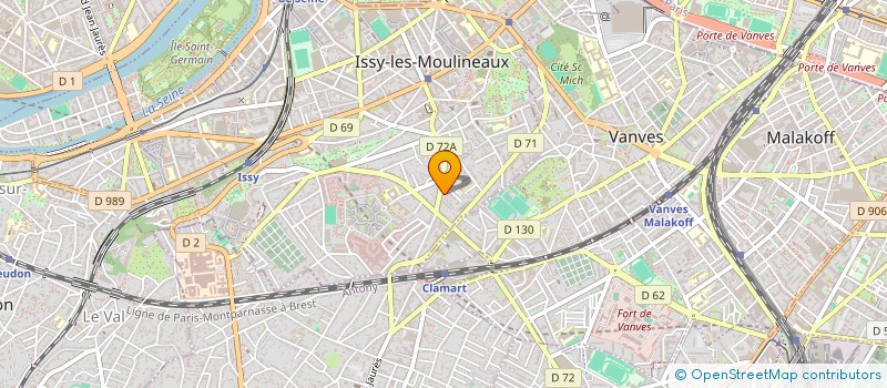localisation de l'entreprise SAS P3 CONSULTING à ISSY-LES-MOULINEAUX