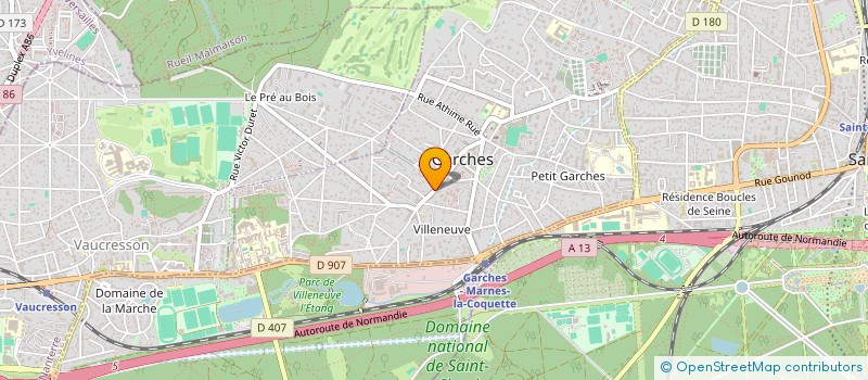 localisation de l'entreprise SAS PACA à GARCHES