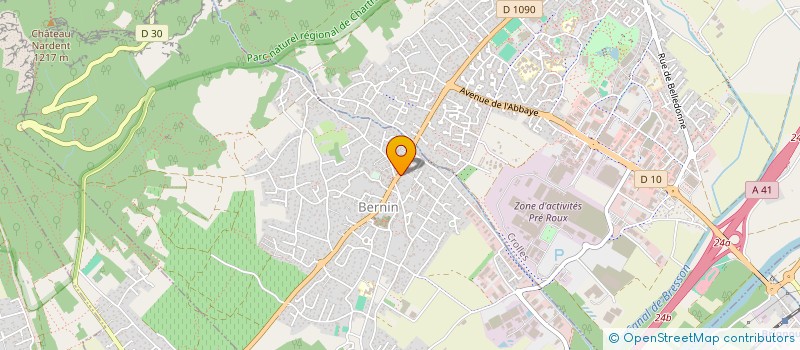 localisation de l'entreprise SAS PACIULLI  CLAIX