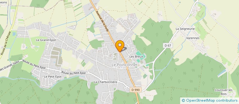 localisation de l'entreprise SAS PACKITA à LE POINCONNET