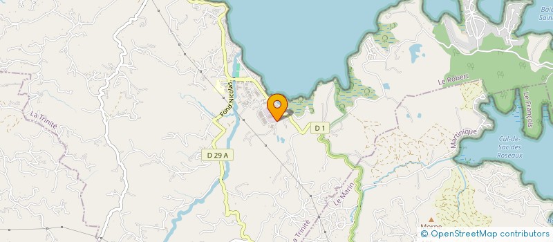 localisation de l'entreprise SAS PADI  LE ROBERT