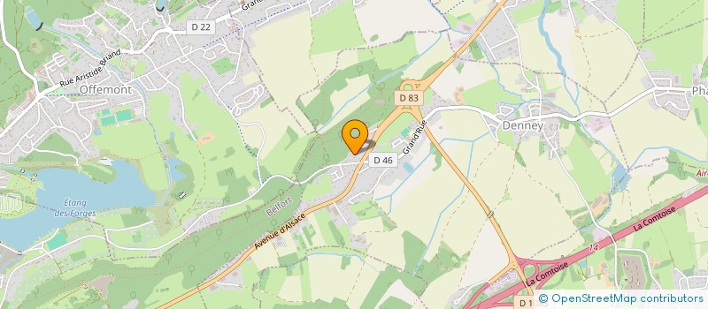 localisation de l'entreprise SAS PAILLARD  DENNEY