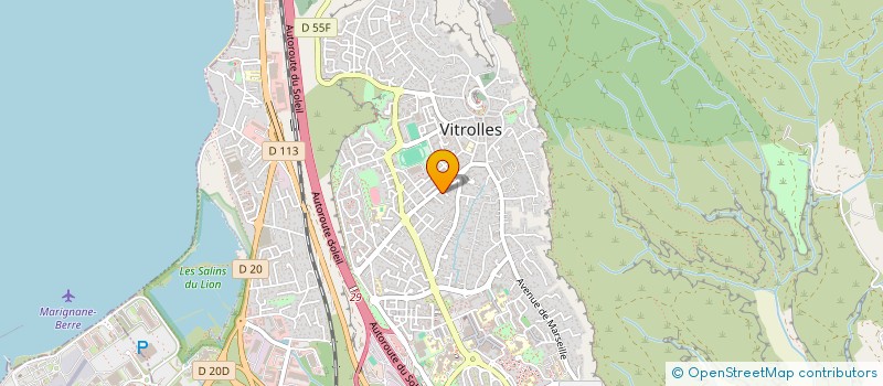 localisation de l'entreprise SAS PAILLE à VITROLLES