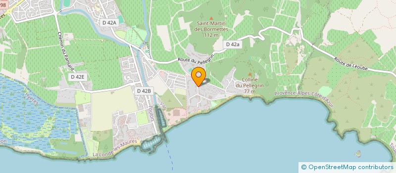 localisation de l'entreprise SAS PALAUNI à LA LONDE LES MAURES