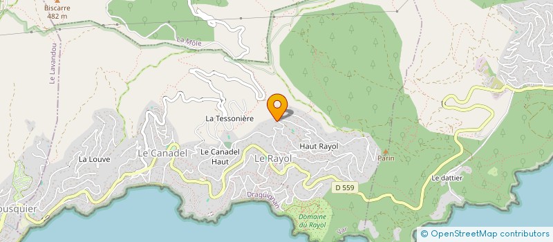localisation de l'entreprise SAS PALEKANA à RAYOL-CANADEL-SUR-MER