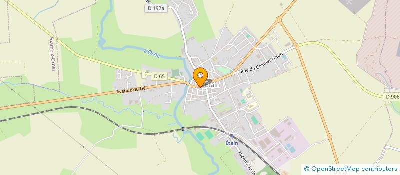 localisation de l'entreprise SAS PALIN PHELIX  ETAIN