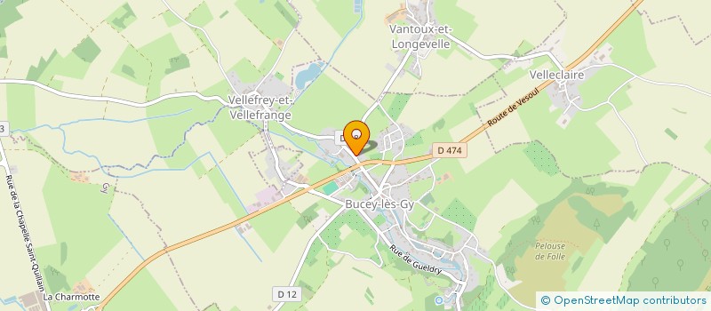 localisation de l'entreprise SAS PALISSOT  BUCEY-LES-GY