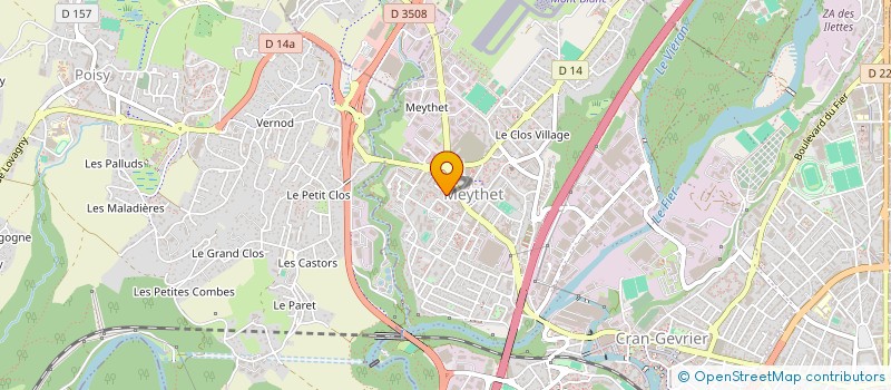 localisation de l'entreprise SAS PALOMA à ANNECY