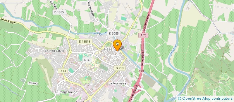 localisation de l'entreprise SAS PANAME à PEZENAS