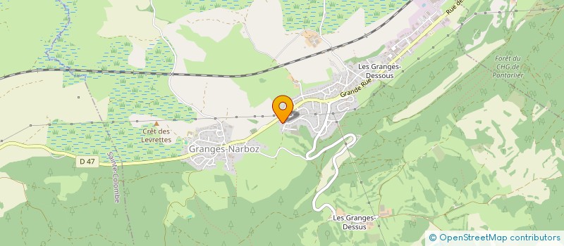 localisation de l'entreprise SAS PAPILLONS AMARILYS  GRANGES-NARBOZ