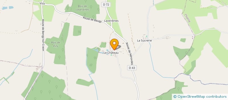 localisation de l'entreprise SAS PAQUERETTES  BAUGY