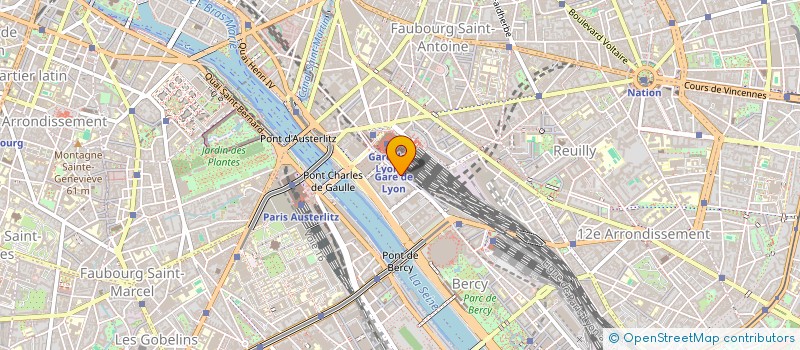 localisation de l'entreprise SAS PARC SOLAIRE DE L'ESPACE DU GENIE  PARIS