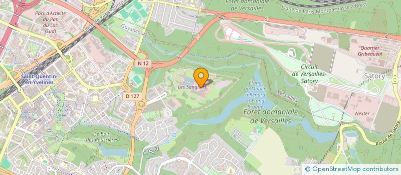 localisation de l'entreprise SAS PARCS EN SCENE THIAIS-ORLY  GUYANCOURT