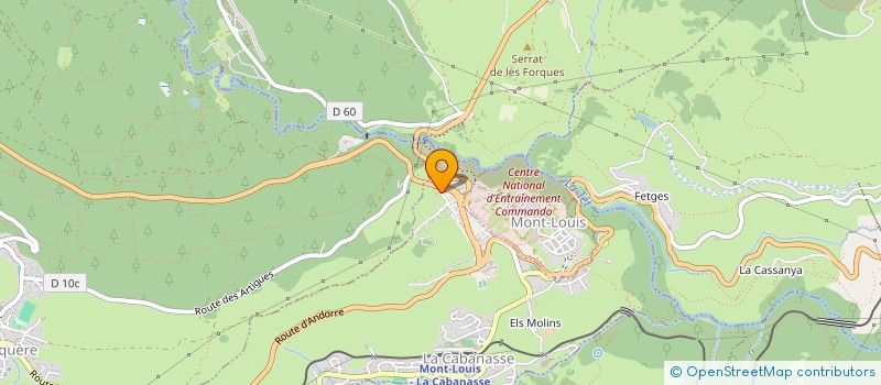 localisation de l'entreprise SAS PARENT MICHEL  LA CABANASSE