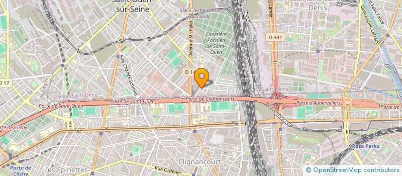 localisation de l'entreprise SAS PARIBAT à SAINT-OUEN-SUR-SEINE