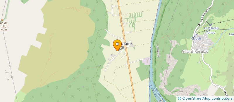 localisation de l'entreprise SAS PARIZET  LES DEUX ALPES