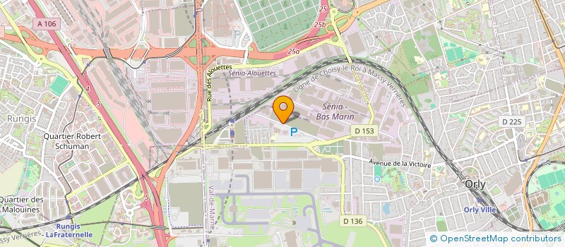 localisation de l'entreprise SAS PARKINEO  ORLY