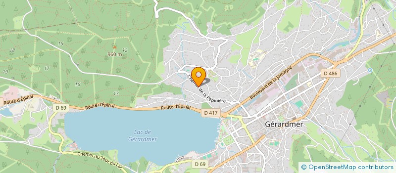 localisation de l'entreprise SAS PARME INVESTISSEMENTS à GERARDMER