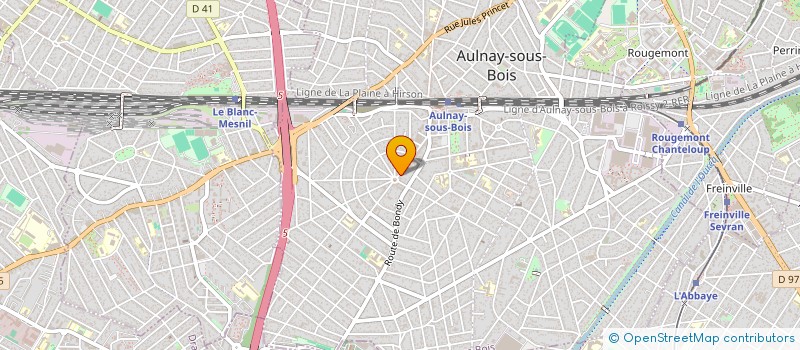 localisation de l'entreprise SAS PARNASS 7 à AULNAY-SOUS-BOIS