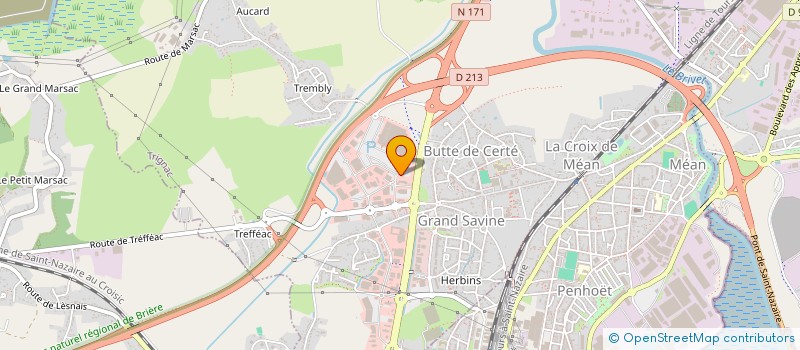 localisation de l'entreprise SAS PAROUX à TRIGNAC