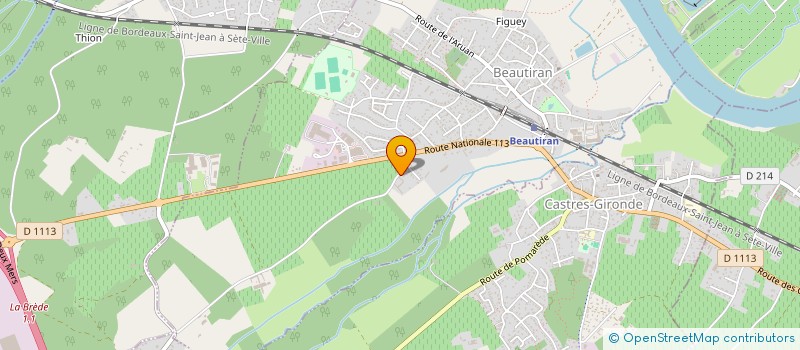 localisation de l'entreprise SAS PARRHESIA  BEAUTIRAN