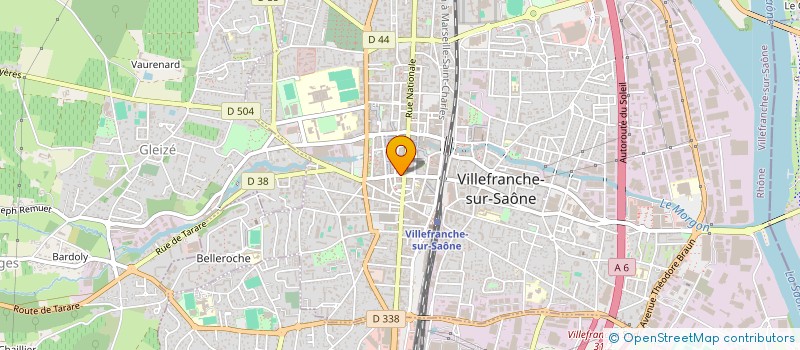 localisation de l'entreprise SAS PAT MAX à VILLEFRANCHE-SUR-SAONE
