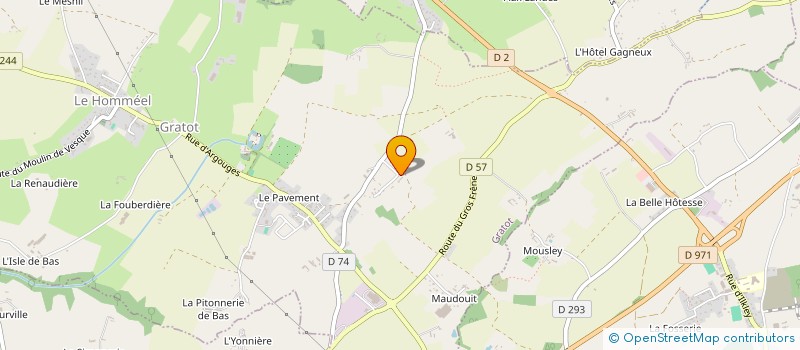 localisation de l'entreprise SAS PAUL DUVAUX  GRATOT