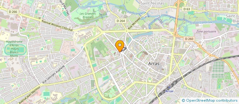 localisation de l'entreprise SAS PAULINE DUPIRE à ARRAS