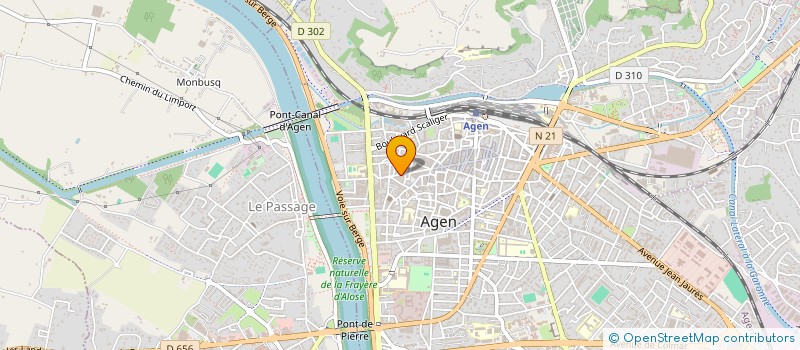 localisation de l'entreprise SAS PAYAN à AGEN