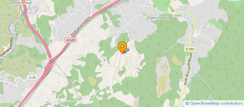 localisation de l'entreprise SAS PAYS D'AIX  AURIOL