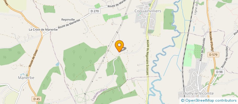 localisation de l'entreprise SAS PAYS D'AUGE -TP  BONNEVILLE-SUR-TOUQUES