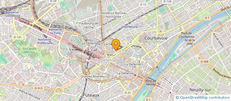 localisation de l'entreprise SAS PAYSAGES à COURBEVOIE