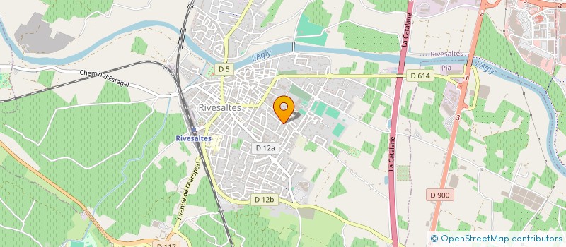 localisation de l'entreprise SAS PB INVEST à RIVESALTES