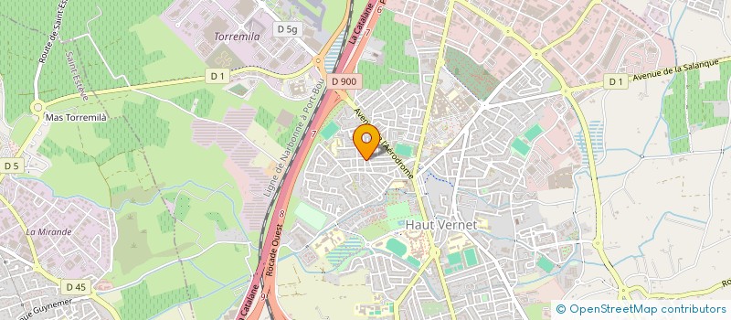 localisation de l'entreprise SAS PBAF  PERPIGNAN