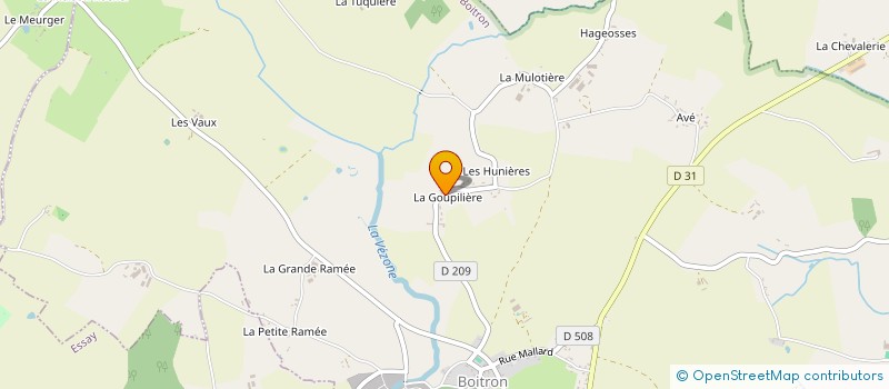 localisation de l'entreprise SAS PCV à BOITRON