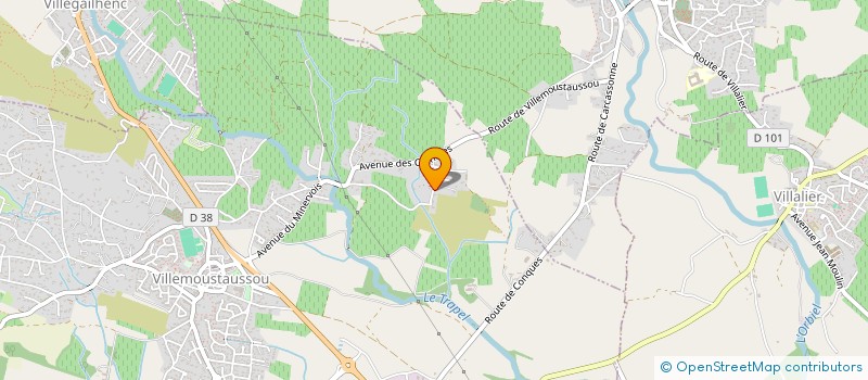 localisation de l'entreprise SAS PDK  CARCASSONNE