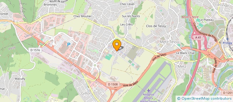 localisation de l'entreprise SAS PECCIARINI à ANNECY