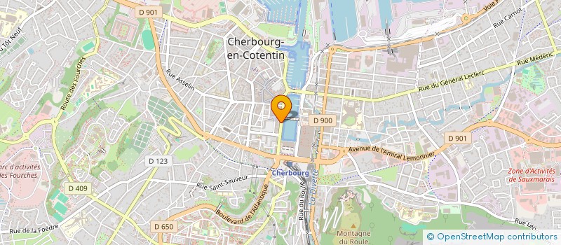 localisation de l'entreprise SAS PECHE EXPORT à CHERBOURG-EN-COTENTIN