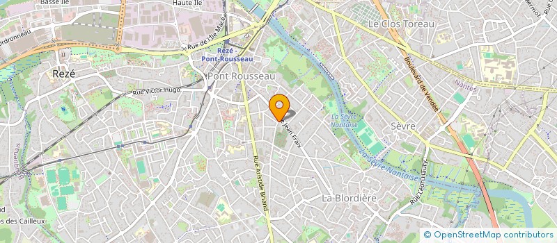 localisation de l'entreprise SAS PEINTURE CONCEPT  REZE