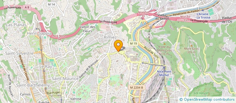 localisation de l'entreprise SAS PEKEZ à NICE