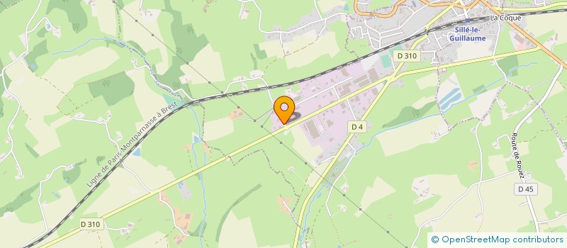localisation de l'entreprise SAS PELTIER à SILLE-LE-GUILLAUME