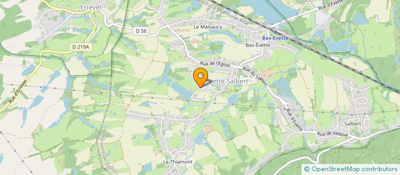 localisation de l'entreprise SAS PELTIER FIOUL à EVETTE-SALBERT