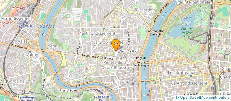 localisation de l'entreprise SAS PENS à LYON