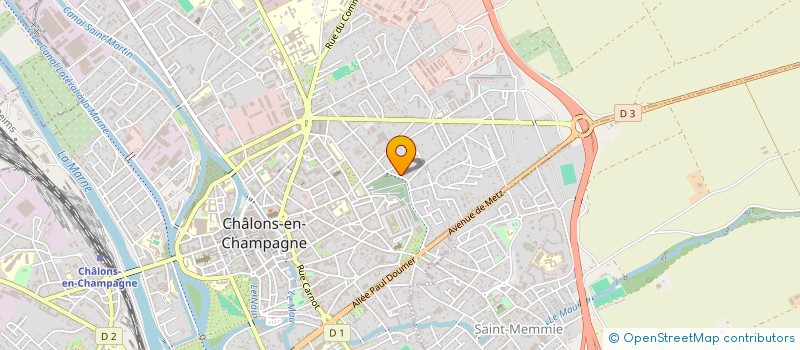 localisation de l'entreprise SAS PERES à CHALONS-EN-CHAMPAGNE