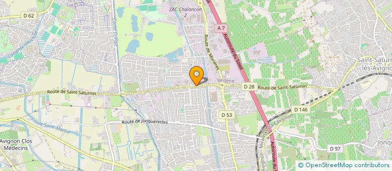 localisation de l'entreprise SAS PEREZ  VEDENE