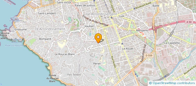 localisation de l'entreprise SAS PERFETTI CAMPANA BARBEROUX COHEN KHAIAT NOTAIRES ASSOCIES à MARSEILLE