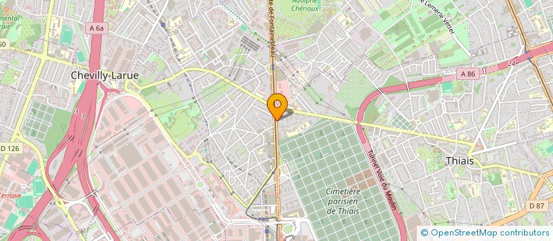 localisation de l'entreprise SAS PERFIXIA  THIAIS