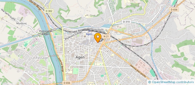 localisation de l'entreprise SAS PERICLES PERLES  AGEN