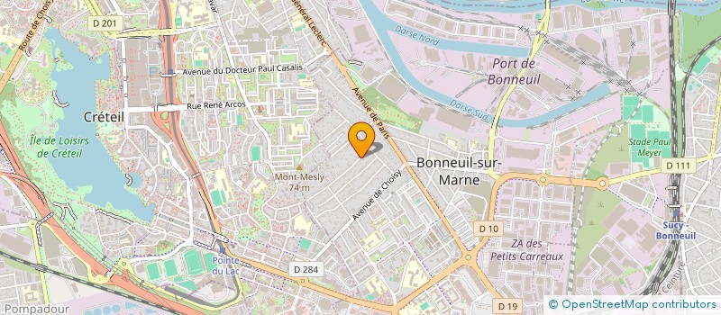 localisation de l'entreprise SAS PERMA MEDICO-ESTHETIQUE  CHOISY-LE-ROI